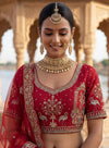 Heavy Embroidery Work Bridal Lehenga