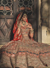 Regal Gold Zari Bridal Set