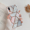 Geometric Marble Phone Case For Huawei