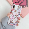 Geometric Marble Phone Case For Huawei