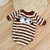 Cotton Dog Cat Warm Striped Clothes