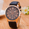 Luxury Brand Leather Quartz