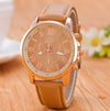 Luxury Brand Leather Quartz