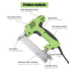 Electric Nailer 220V 1800W Hand Nailing Staple
