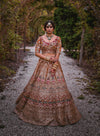Regal Gold Zari Bridal Set